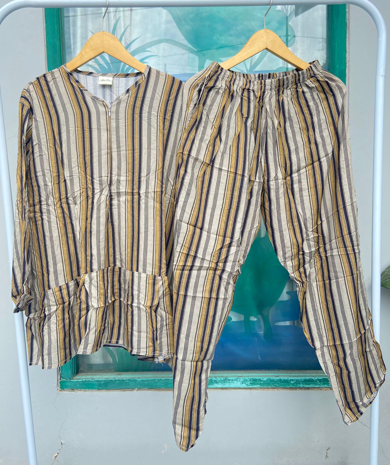 Oneset Pajamas Motif Stripe